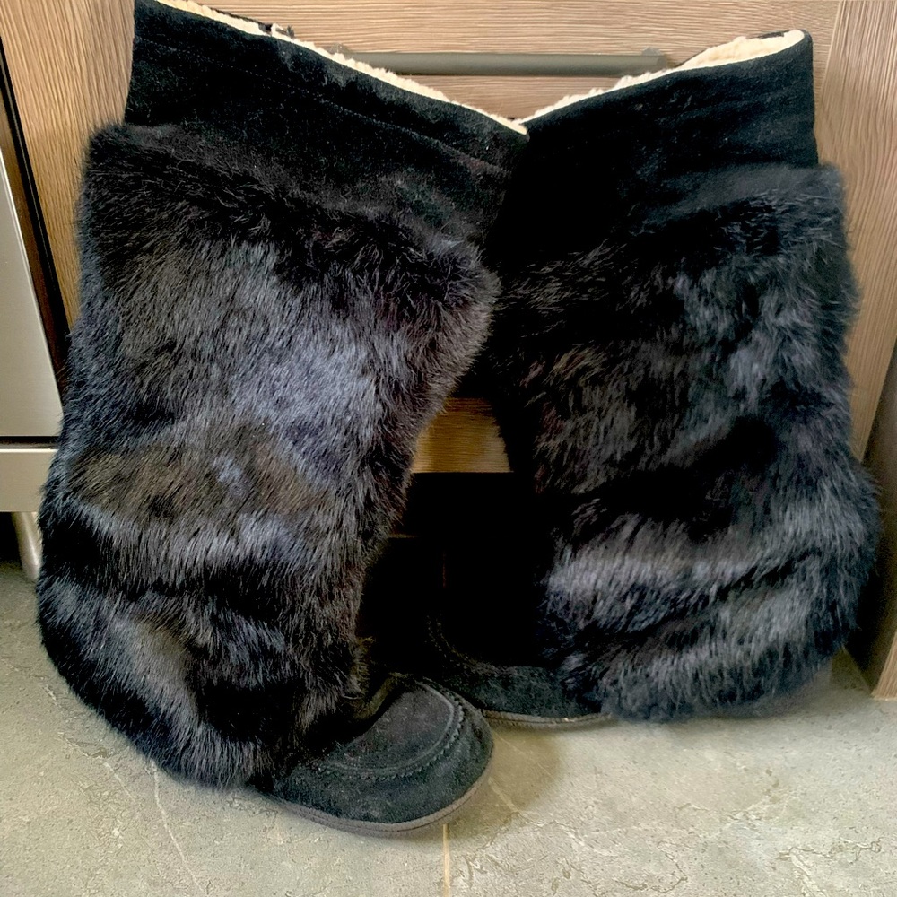 Riverland Womens Mukluk Fur Winter Boots